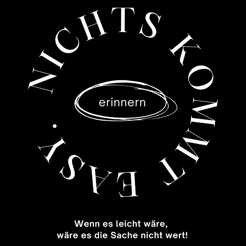 Nichts kommt einfach