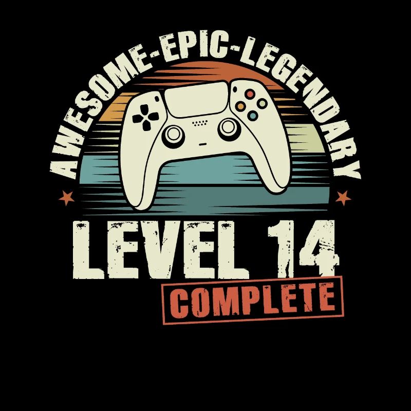 Level 14 Complete Geschenk zum 14. Geburtstag