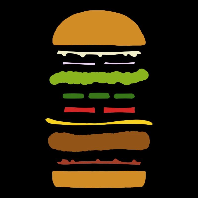 Exploded Burger