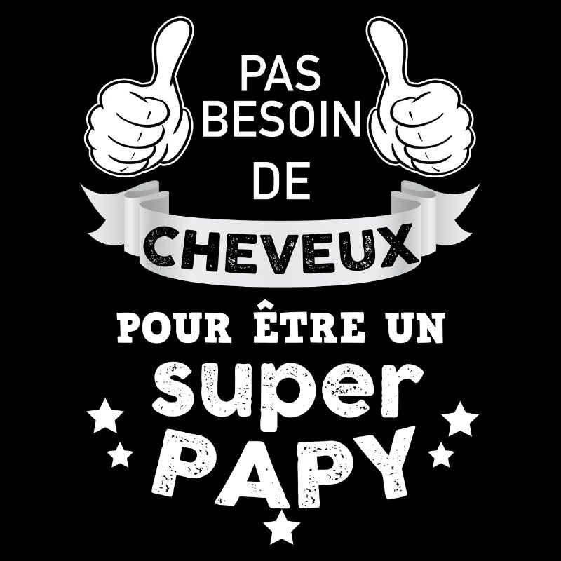 Papy sans cheveux super papy