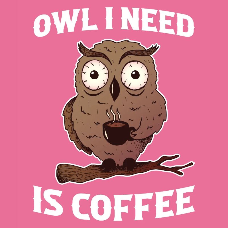 Coffee Owl Eule Geschenk