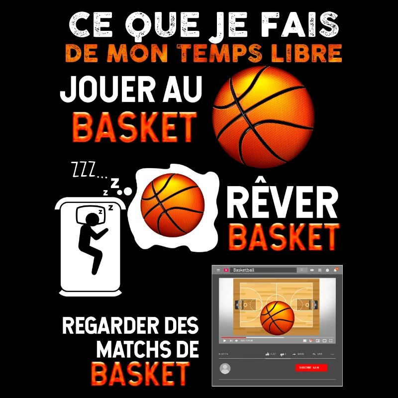 Basket temps libre Pour Basketteur Cadeau Homme
