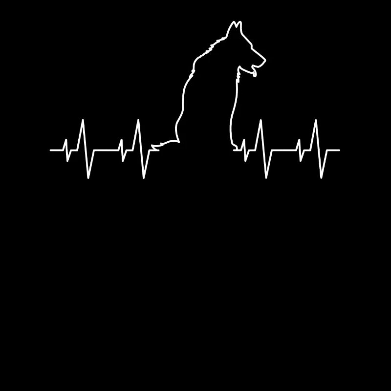 Heartbeat Wolf Wolves Silhouette Hunter Hunting Forest