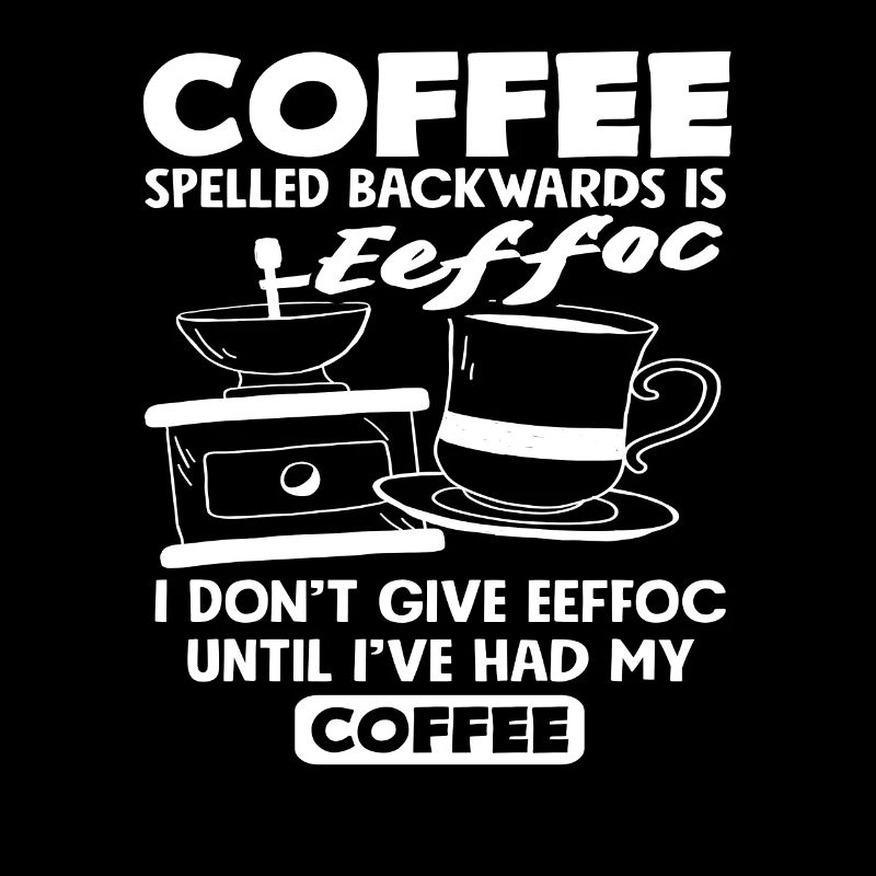 Coffee lover Eeffoc before coffee