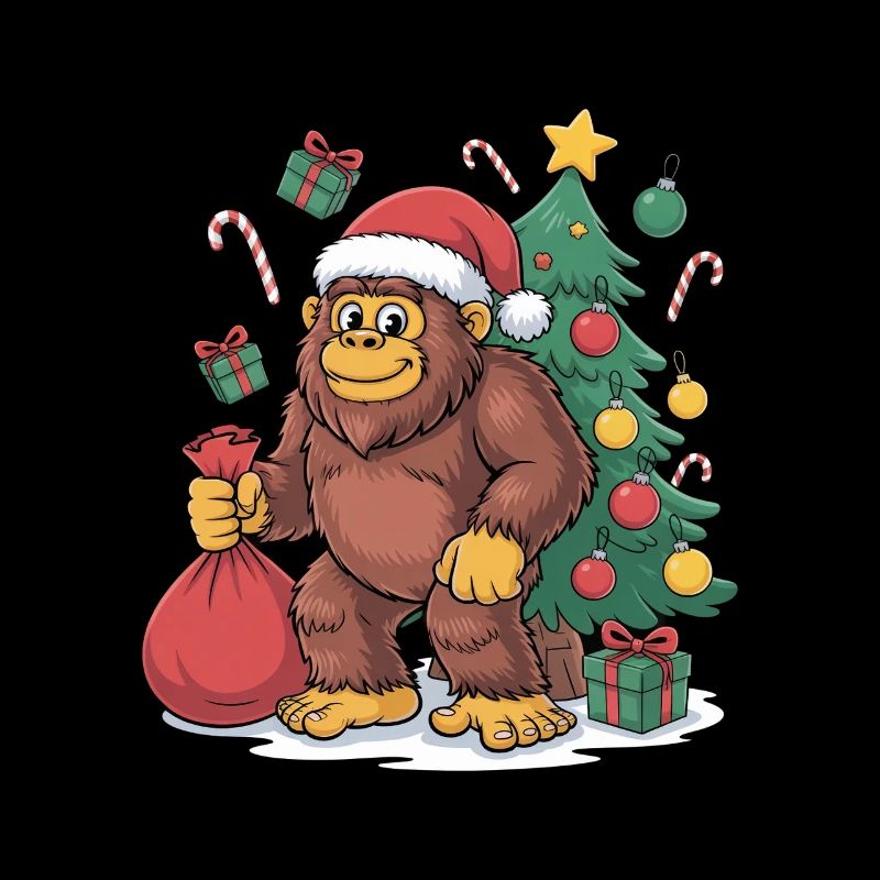 L’arbre de Noël Bigfoot présente Noël