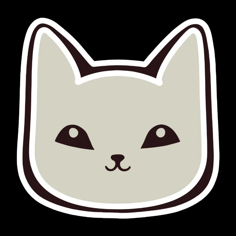 Aufkleber Katze