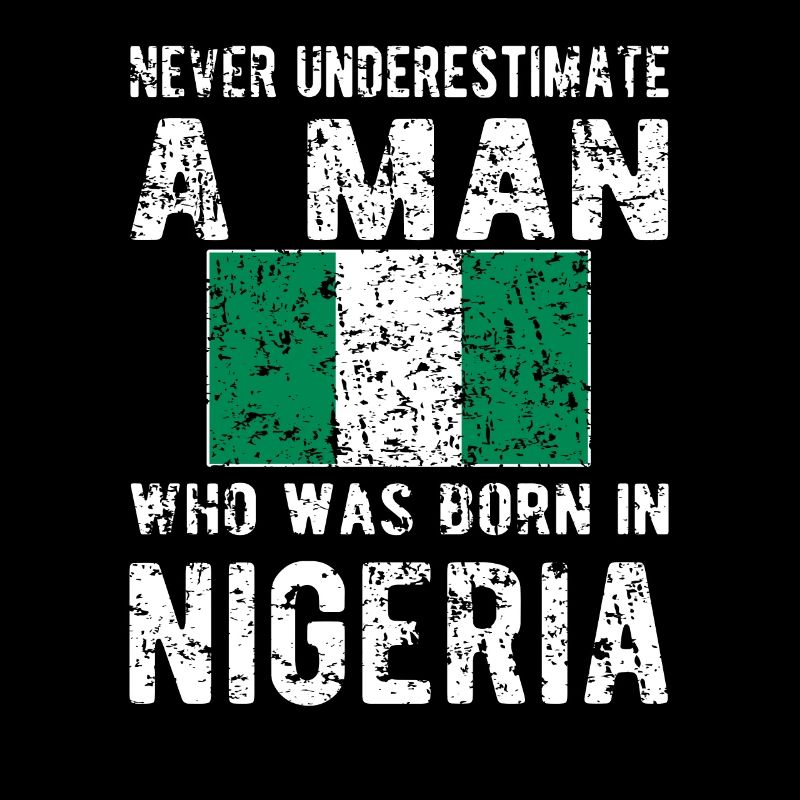 Fier drapeau nigérian nigérian