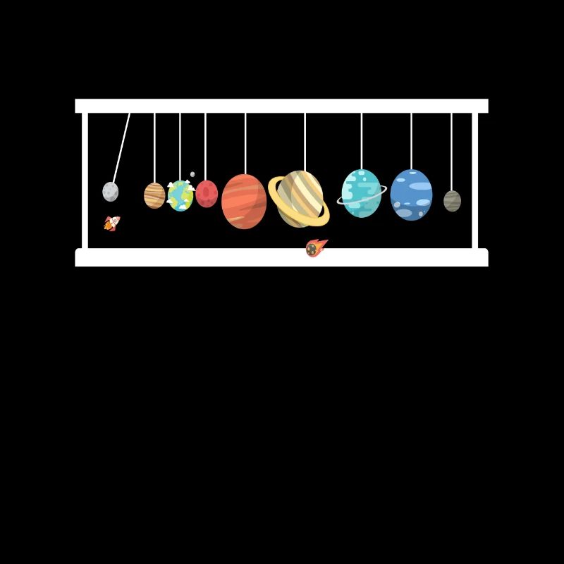 Lune Pendule Planète Astronaute Espace