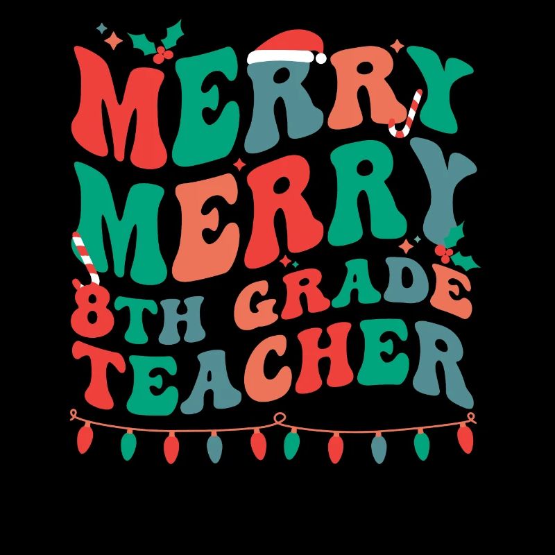 8th Grade Teacher Christmas Eighth Grade Crew Xmas