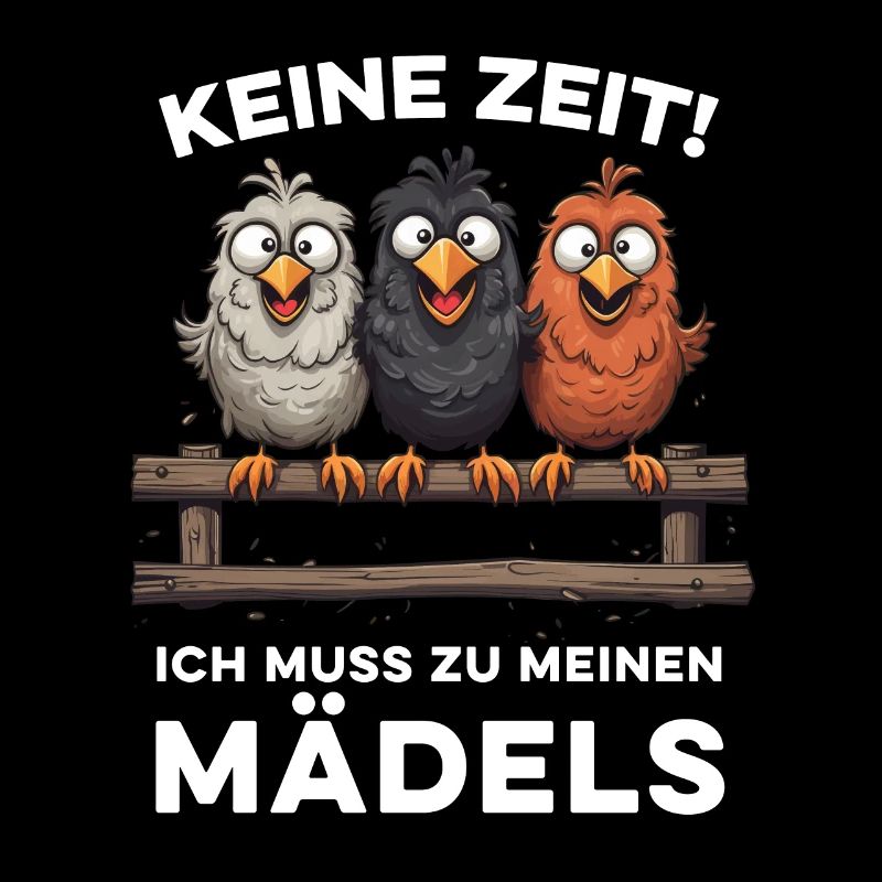 Witziger Spruch Landwirt Bauer Hühner Henne
