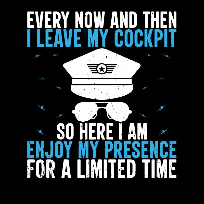 Aviation Funny Airplane Pilot