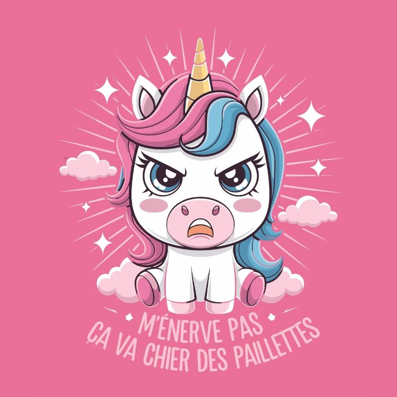 Sei mir nicht böse, das wird dir scheißen, Glitzer-Einhorn