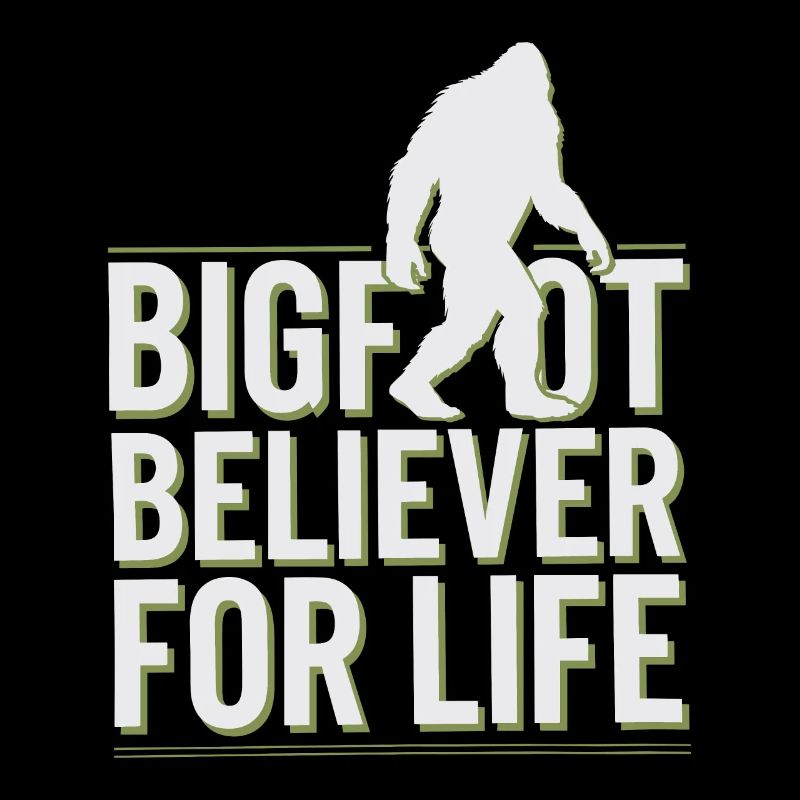 Bigfoot Believer Sasquatch Cryptid Forest Creature