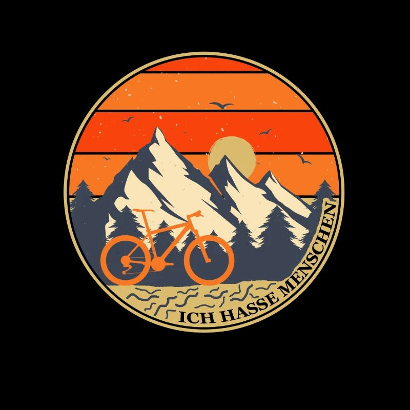 ich hasse menschen Biken | Geschenkidee