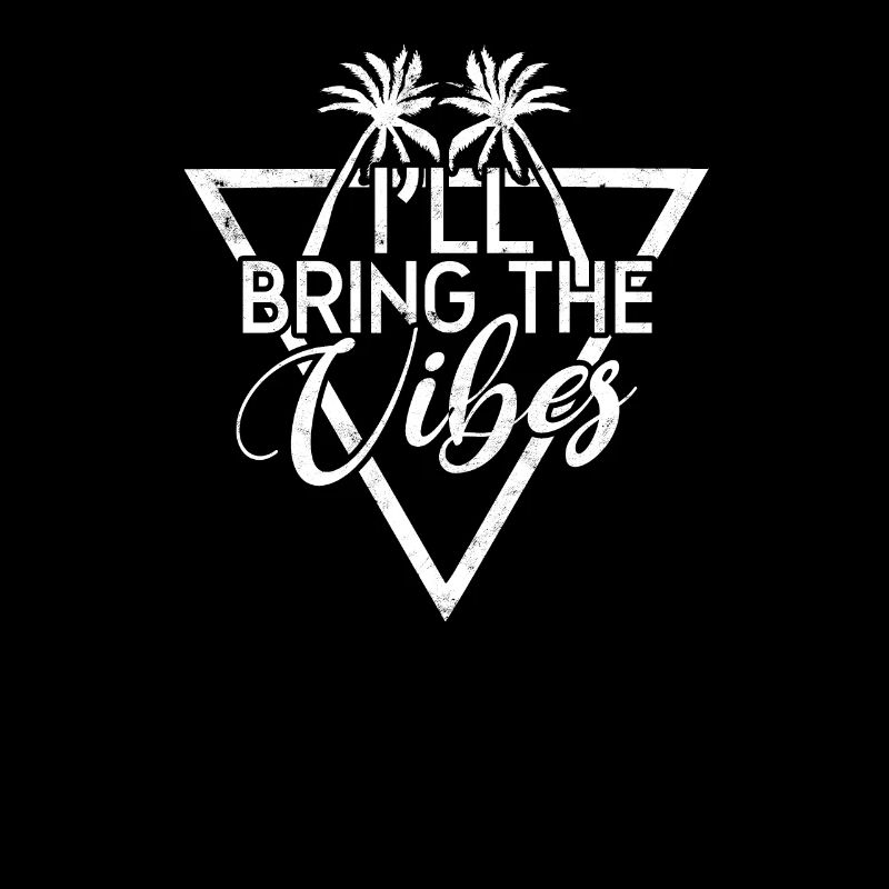 Ich bringe die Vibes Palm Tree Brautjungfer -