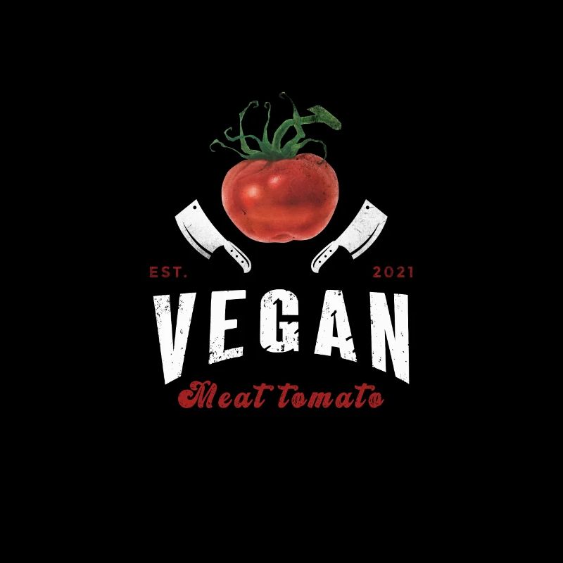 viande de boucher tomate vintage