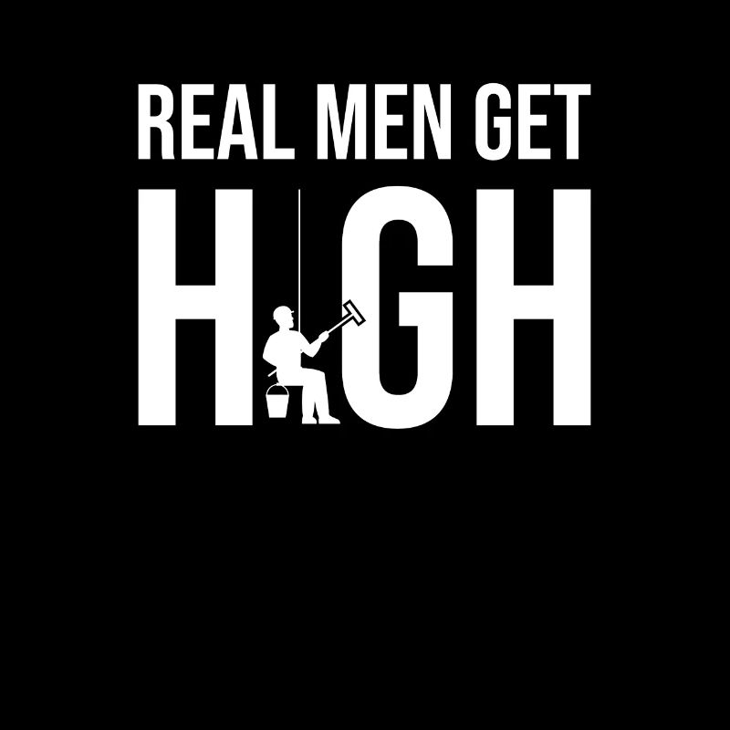 Real Men Get High, high-rise window cleaner