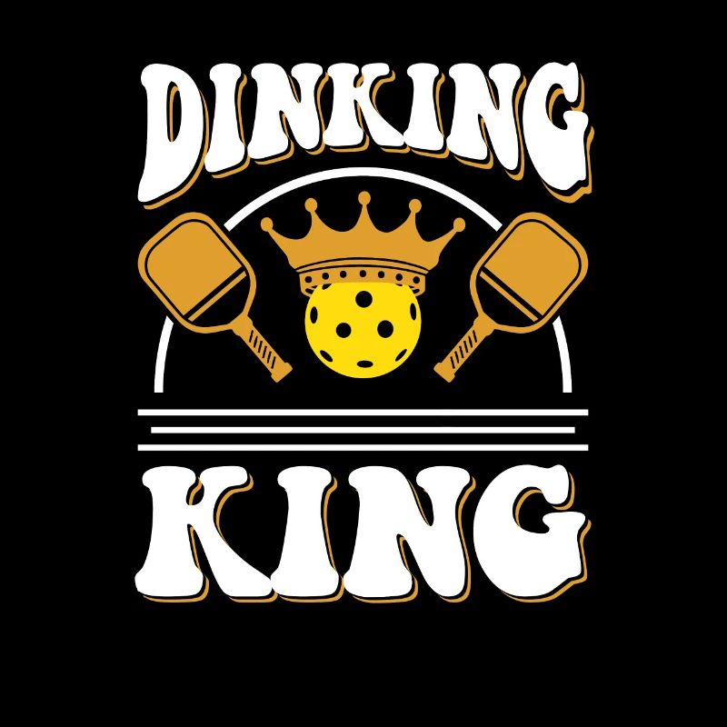 Dinking King, King Pickleball Player