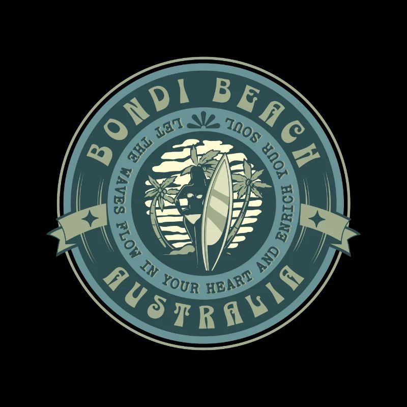 Bondi Beach Surfer Mädchen