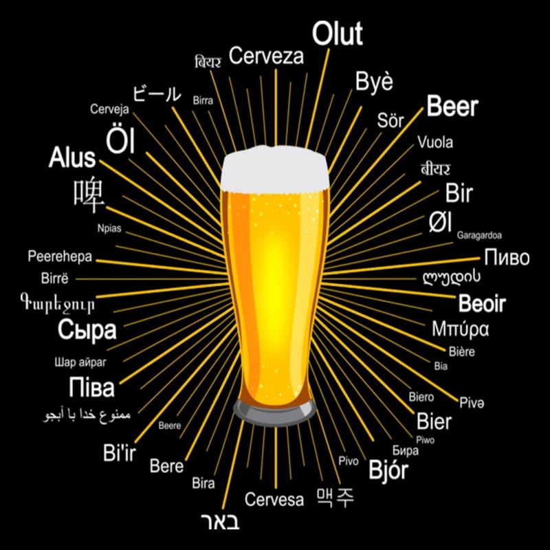 Bier In 45 Sprachen - Bier Spruch
