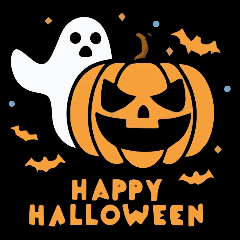 Gift 'Happy Halloween', Ghost & Pumpkin