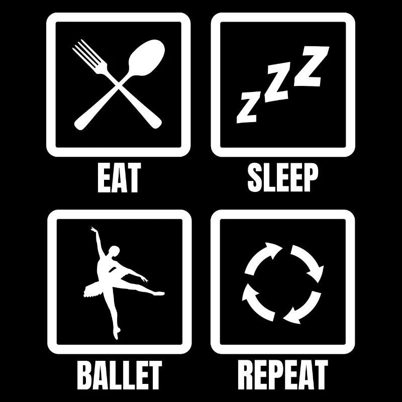 Manger Dormir Ballet Répéter