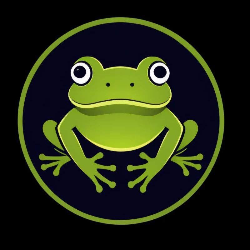 Quirliger Frosch