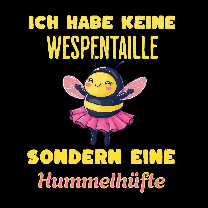 Lustiges Hummel Geschenkidee mit witzigem Spruch