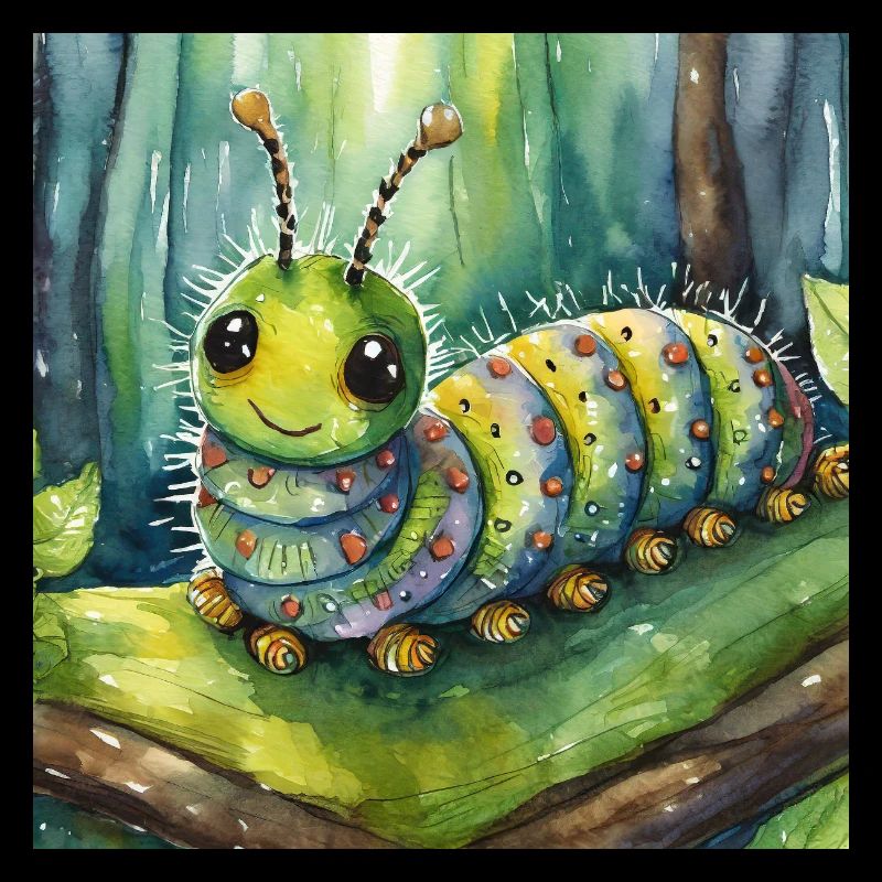 Chenille colorée