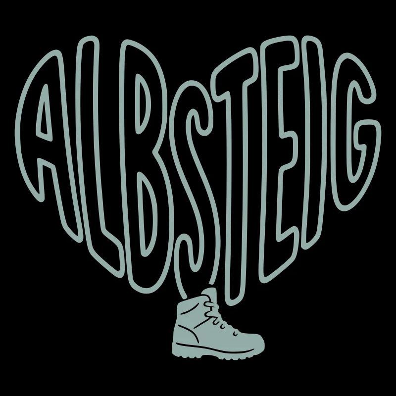 Cœur Albsteig avec des bottes de randonnée