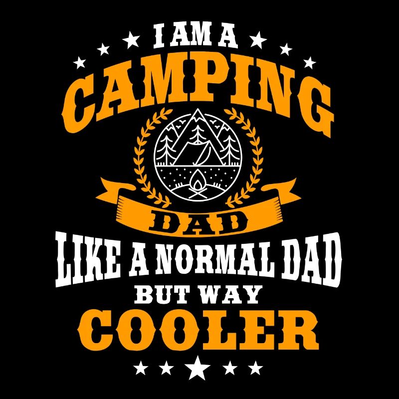 Fun camping daddy for men