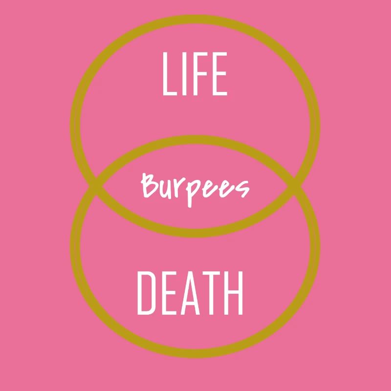 Burpee Burpees Squat Push Up Exercise Gift