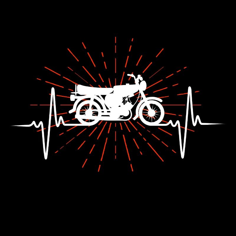 Simson Moped S51 classic car gift design