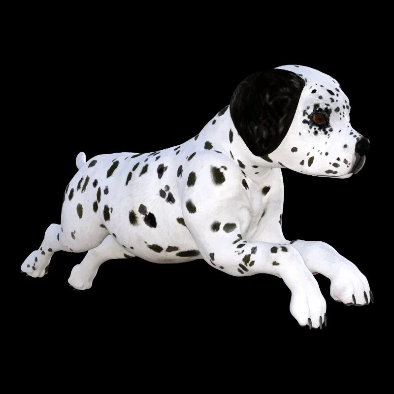 Chien chiot dalmatien