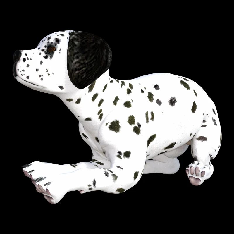 Chien chiot dalmatien