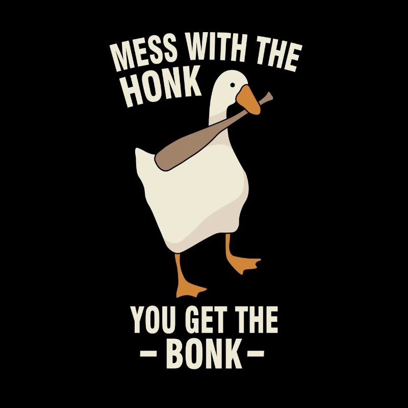 Honk brutal duck with baseball bat