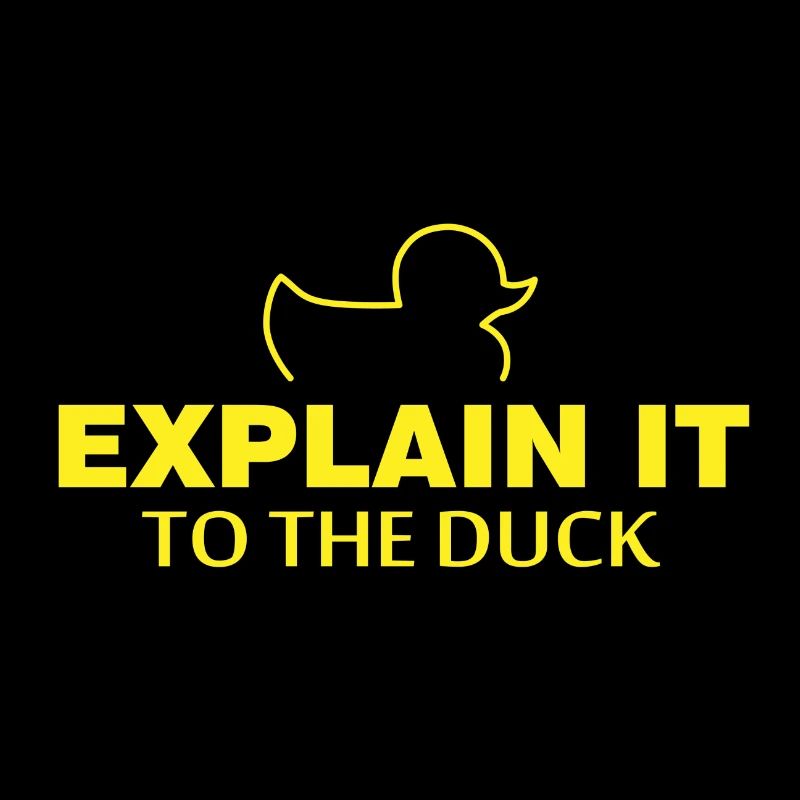 Expliquez-le au cadeau du programmeur de nerd de canard