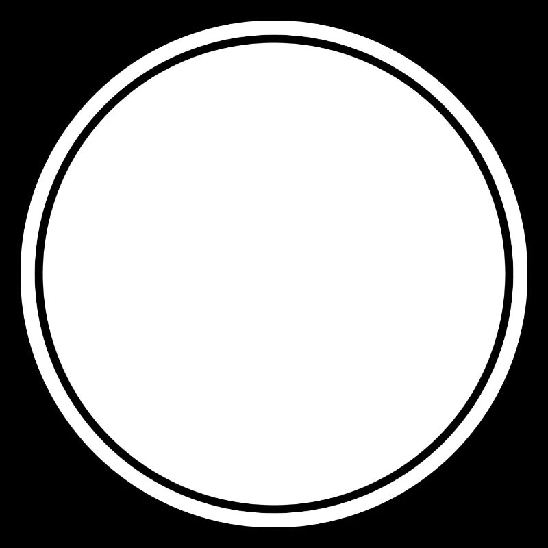 Cercle blanc auto-conception