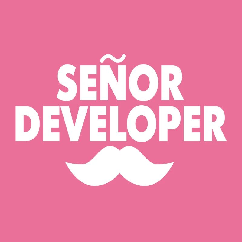 Senior Developer Coding Spruch Geschenk