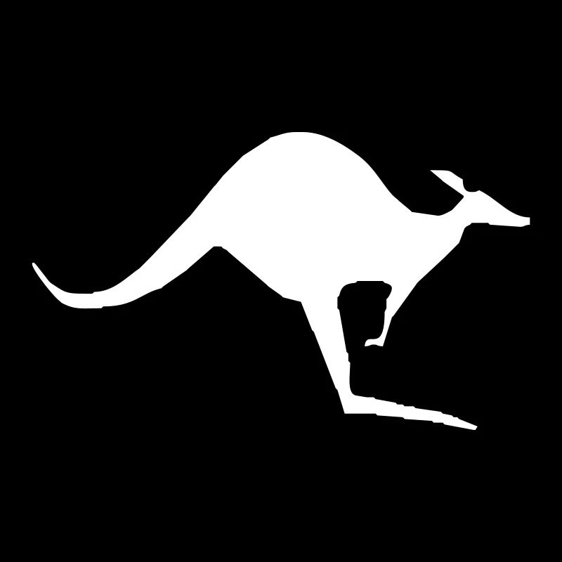 single kangaroo