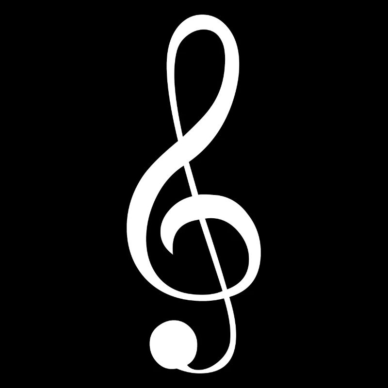 Music icon treble clef clef