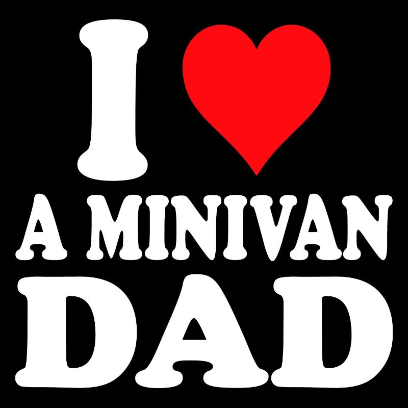 Minivan Dads Lifestyle Papa fährt Minivan Daddy