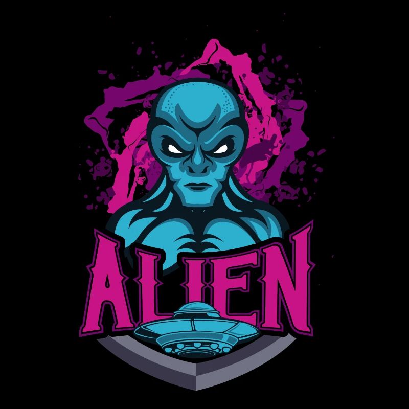 Alien Science Fiction UFO Außerirdisch Geschenk