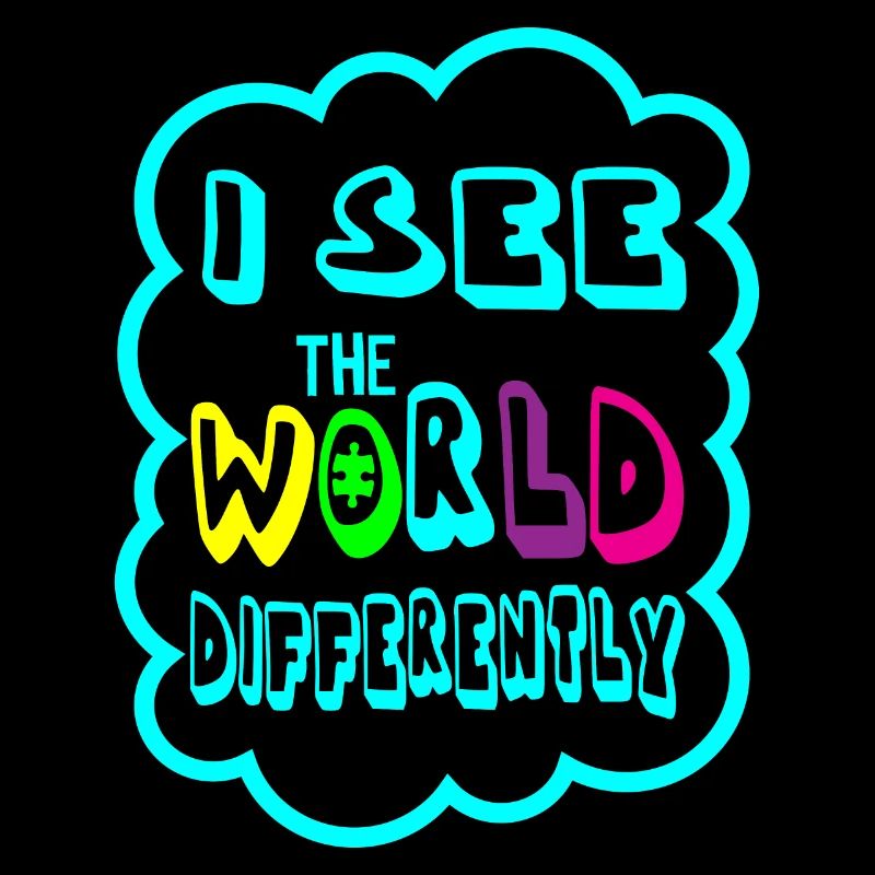 AUTISM WORLD IS DIFFERENT Gift for autistic people