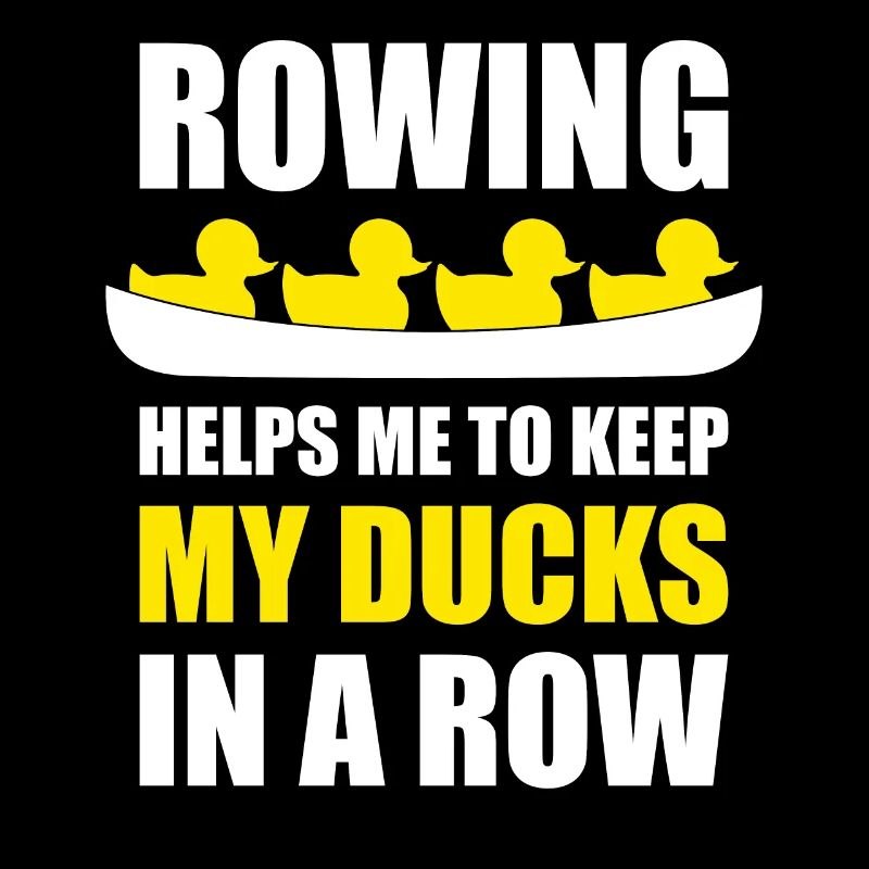 Rowing Rubberducks Funny Rowing