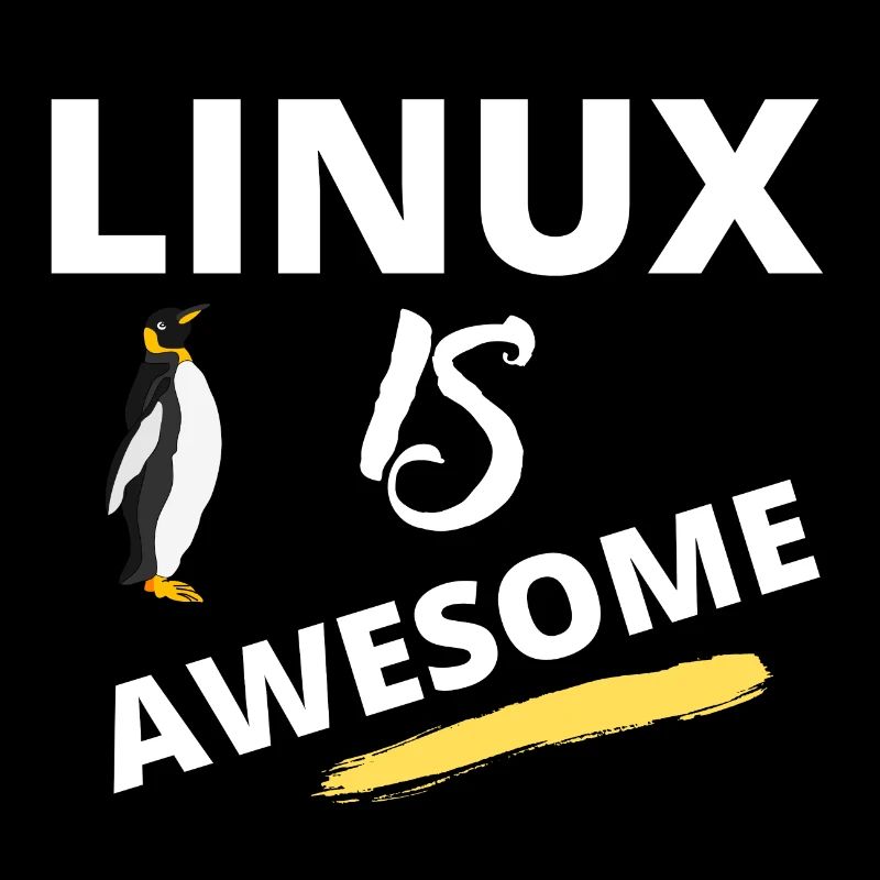 Linux is awesome - Geschenk für Computer Fans