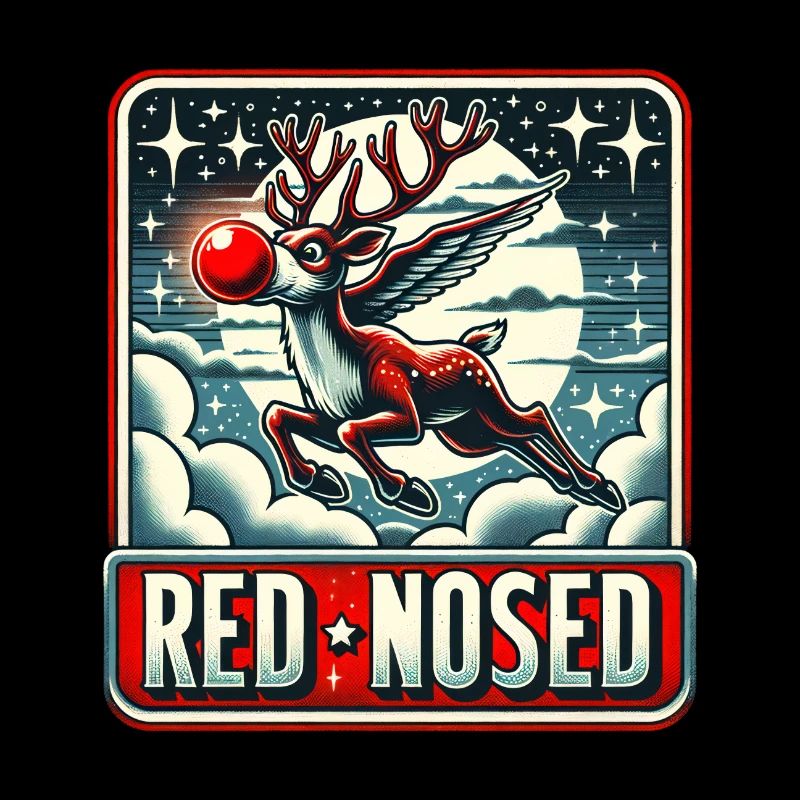 Retro Red Nose Flight