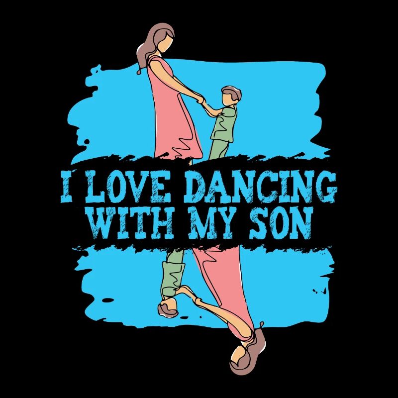Maman Mère Fils Danse Mère