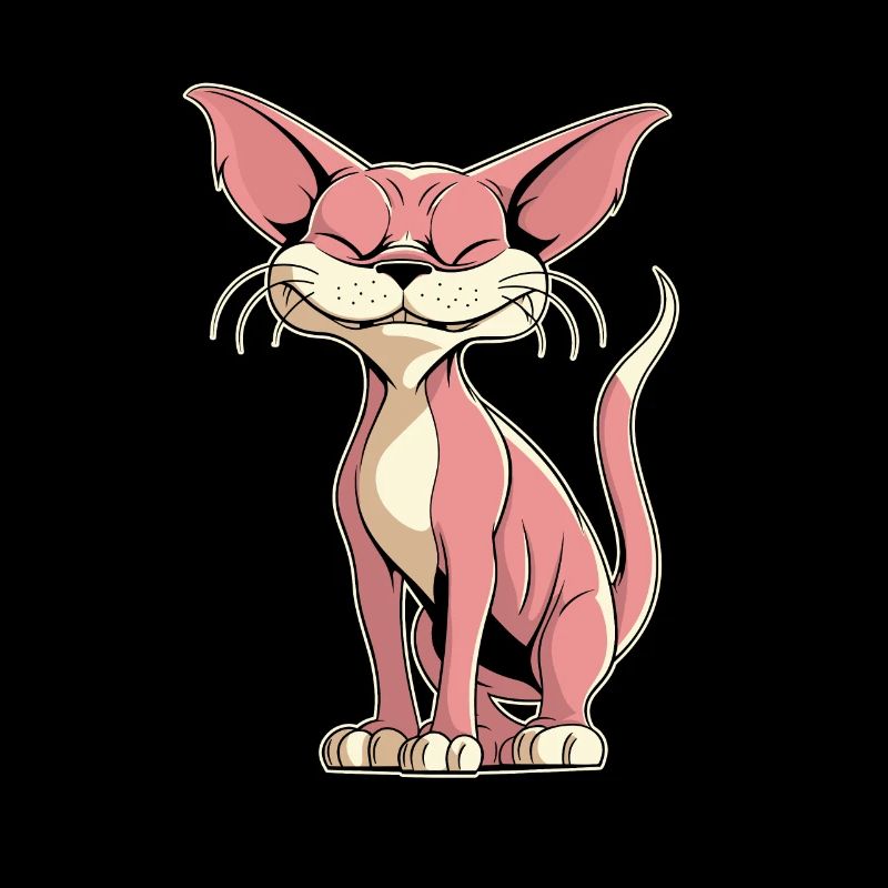 Chat Sphynx Drôle