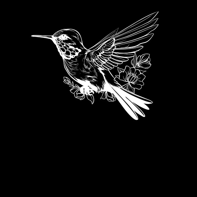 Colibri au trait